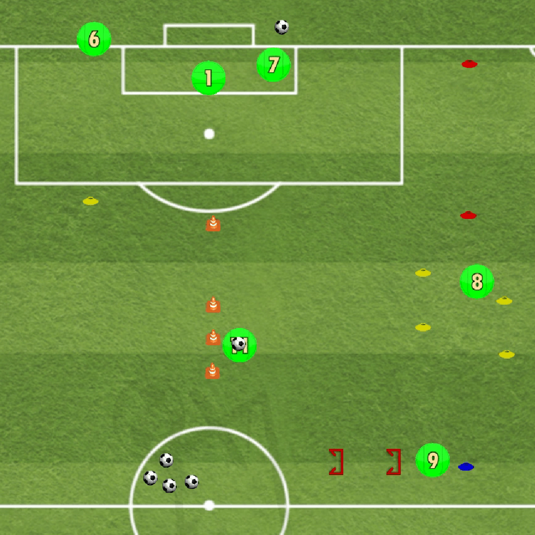 Circuito Resistencia Aeróbica Fútbol